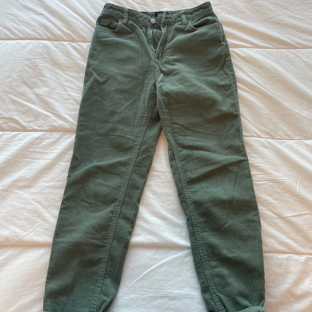 Urban Outfitters Green  Corduroy Pant